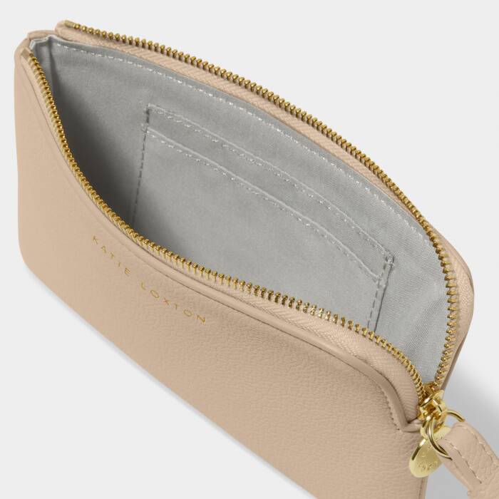 Katie Loxton Small Wristlet Pouch Light Taupe