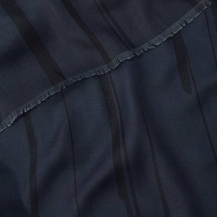Katie Loxton Printed Scarf Dashed Line Navy/Black