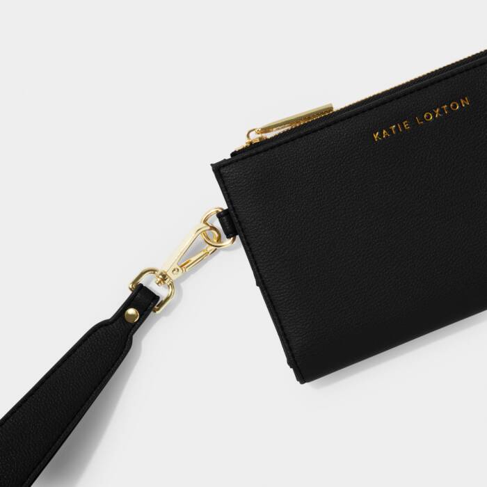 Katie Loxton Zana Foldout Wristlet Purse Black