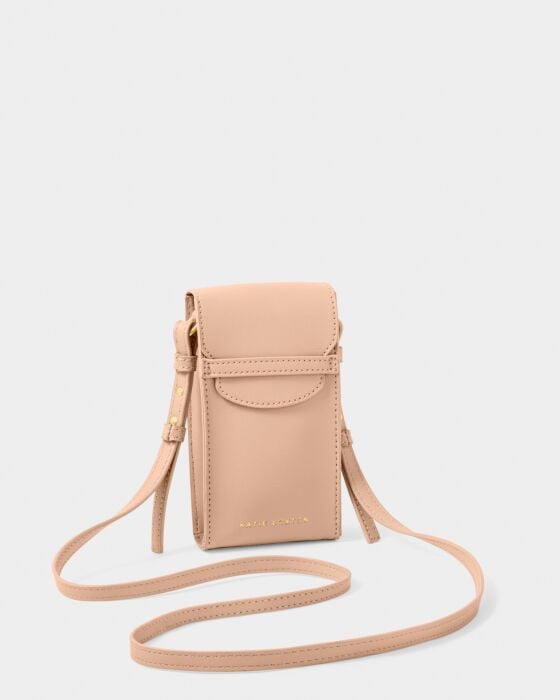 Katie Loxton Cece Crossbody Phone Bag in Nude Pink