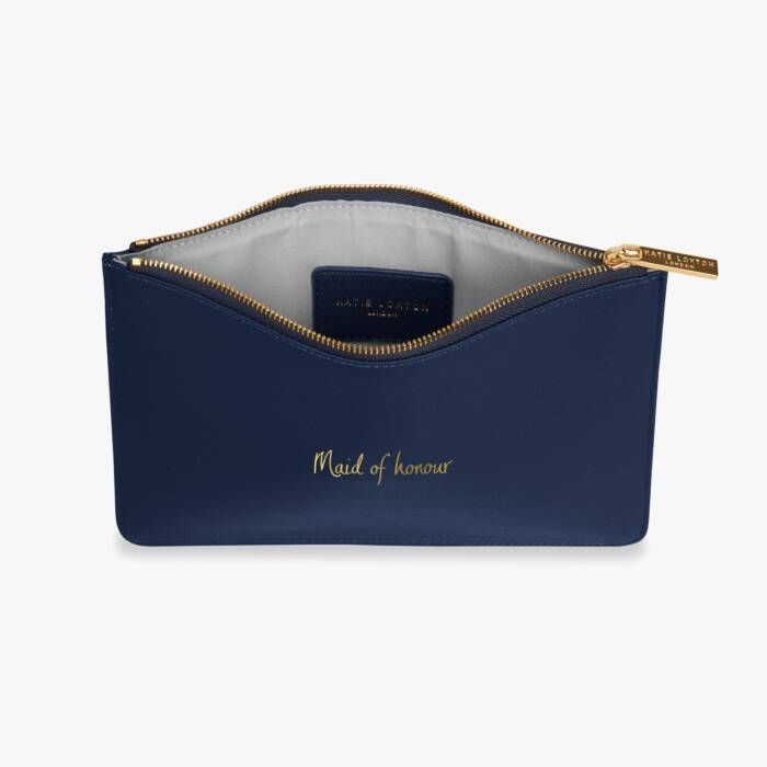 Katie Loxton Perfect Pouch Maid Of Honour Navy