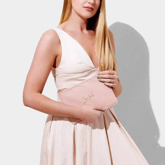 Katie Loxton Perfect Pouch Team Bride Pink