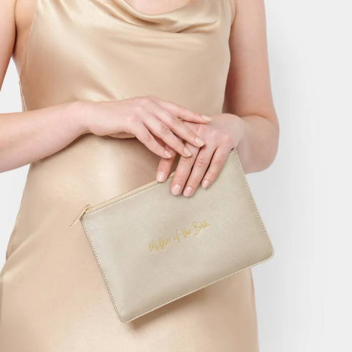 Katie Loxton Perfect Pouch Mother Of The Bride Metallic Gold