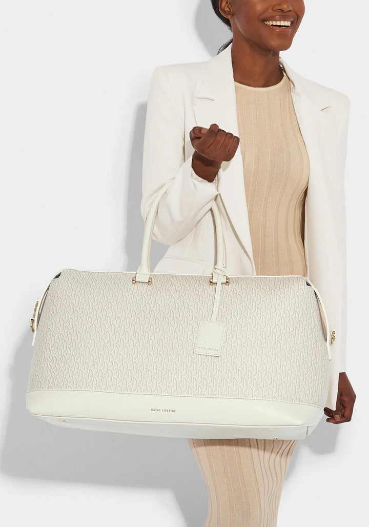 Katie Loxton Signature Weekend Bag Off White
