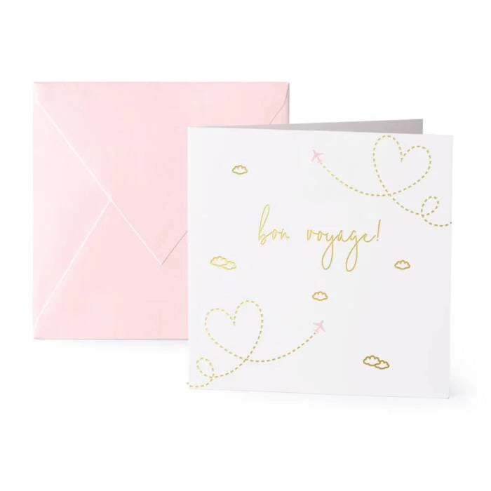 Katie Loxton Square Greetings Card Bon Voyage! Individual