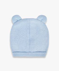 Katie Loxton Beautifull Boxed Fine Knit Baby Hat And Mittens Blue