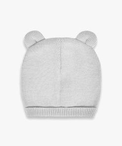 Katie Loxton Beautifully Boxed Fine Knit Baby Hat And Mittens Grey