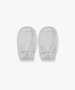 Katie Loxton Beautifully Boxed Fine Knit Baby Hat And Mittens Grey