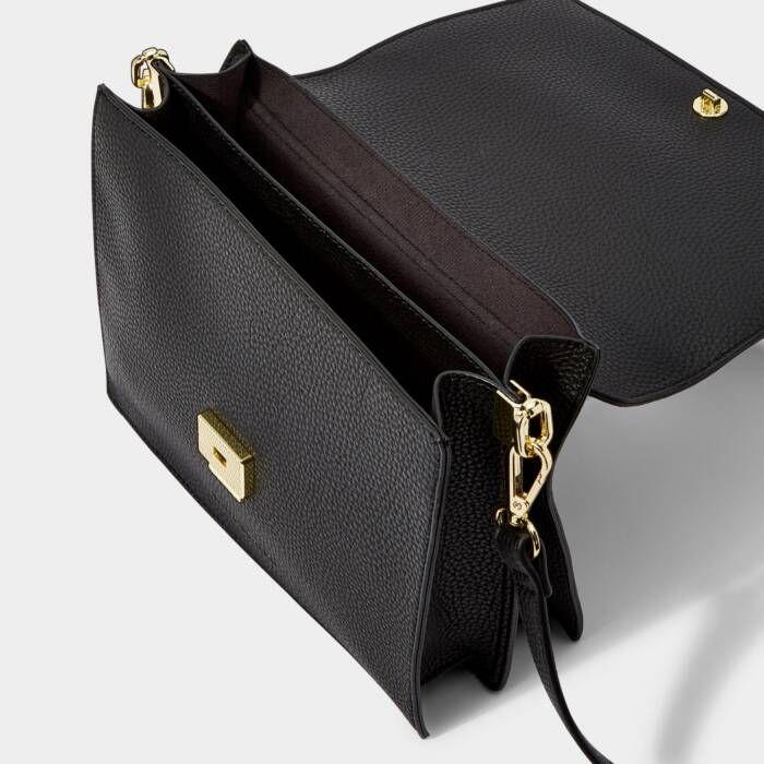 Katie Loxton Croc Orla Crossbody Bag Black