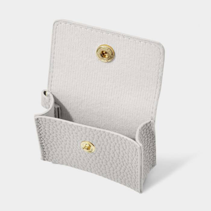Katie Loxton Evie Clip On Airpod Case Cool Grey