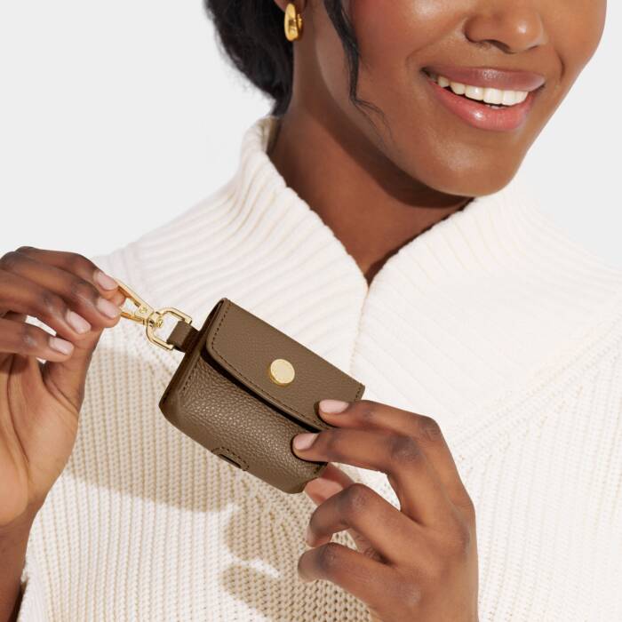 Katie Loxton Evie Clip On Airpod Case Mink