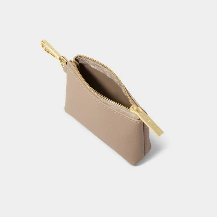 Katie Loxton Evie Clip On Coin Purse Soft Tan