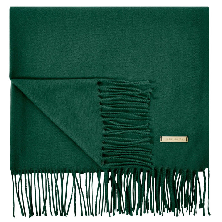 Katie Loxton Blanket Scarf Emerald Green