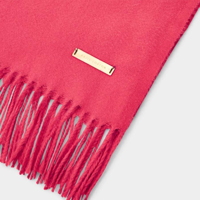 Katie Loxton Blanket Scarf Fuchsia