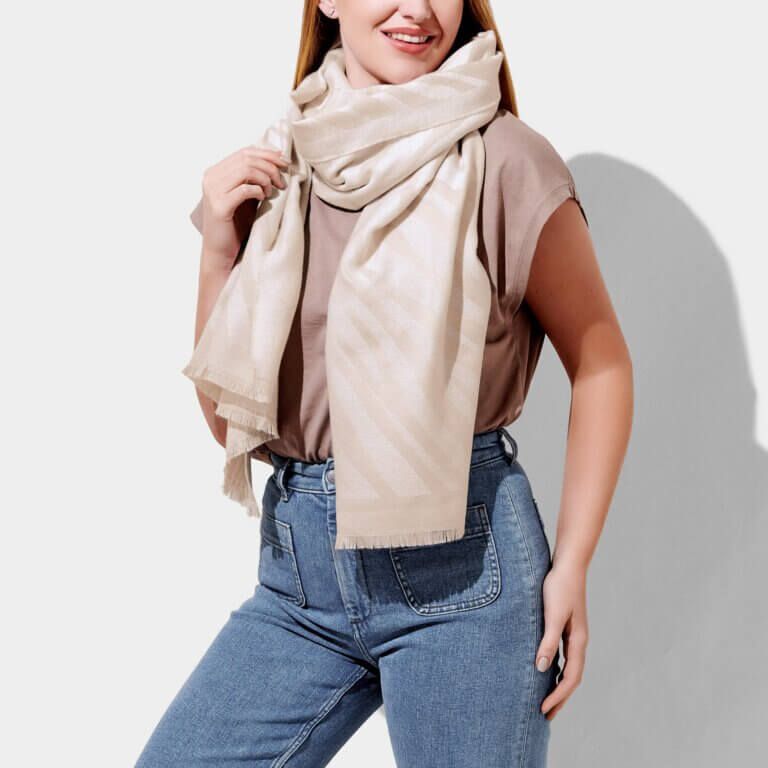 Katie Loxton Printed Blanket Scarf Large Zebra