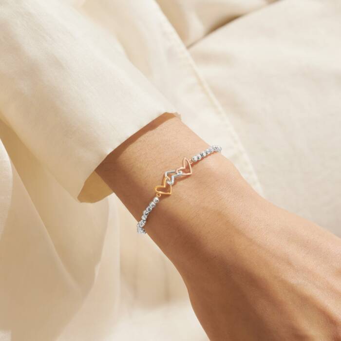 Joma Jewellery Forever Yours Friendship Laughter Happiness Silver Bracelet