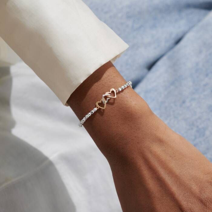 Joma Jewellery Forever Yours Thankful Grateful Blessed Silver Bracelet