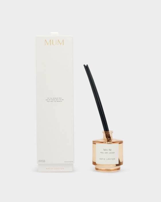 Katie Loxton Sentiment Reed Diffuser Mum Peach Rose and Sweet Mandarin