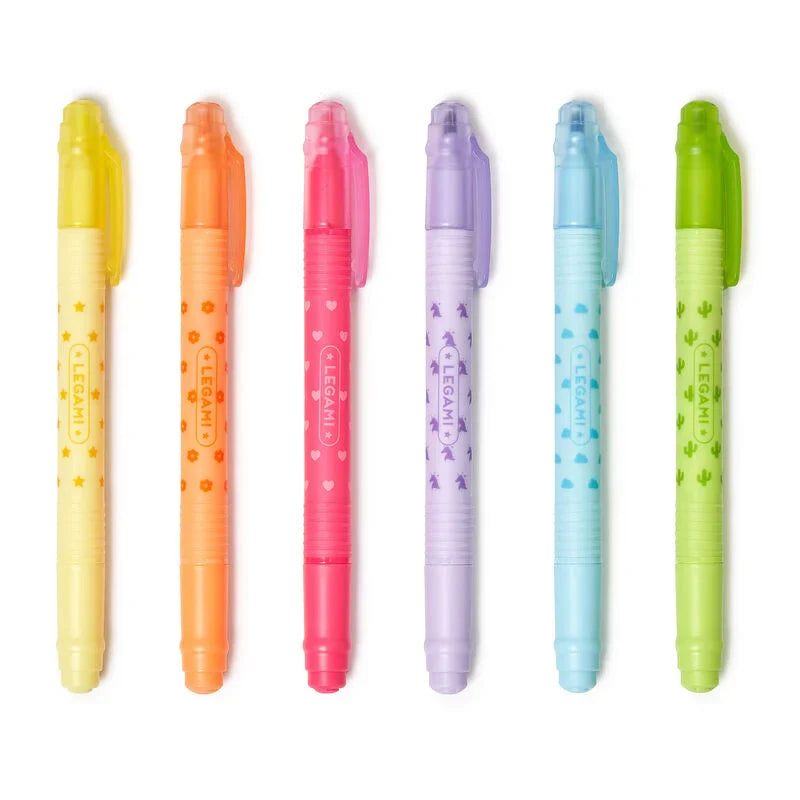 Legami Set Of 6 Magic Erasable Highlighters
