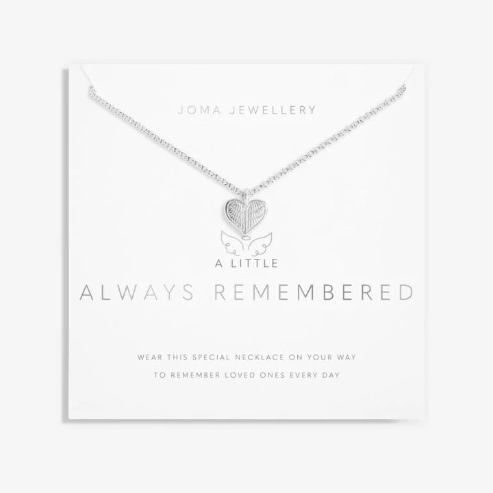 Joma Jewellery A Little Always Remembered Silver Necklace