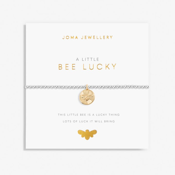 Joma Jewellery A Little Bee Lucky Silver and Gold Bracelet