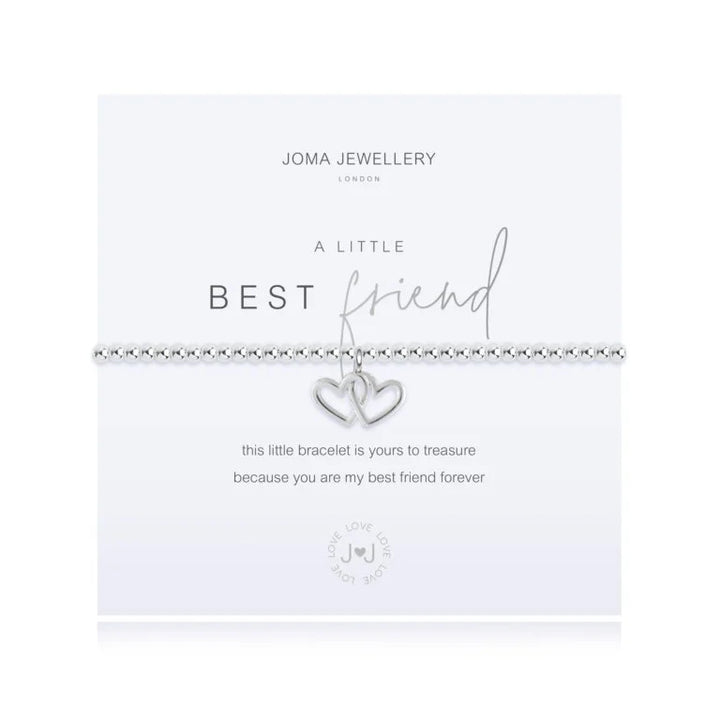 Joma Jewellery A Little Best Friend Double Heart Bracelet