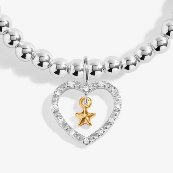 Joma Jewellery A Little Best News Ever! Silver & Gold Plated Bracelet