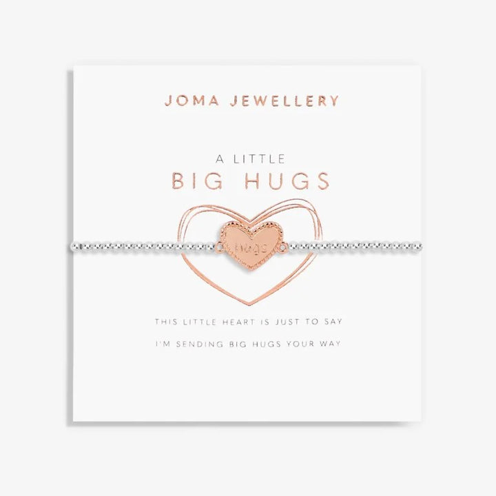 Joma Jewellery Children’s A Little Big Hugs Silver And Rose Gold Bracelet