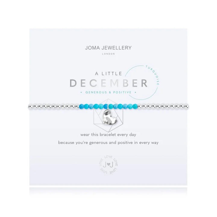 Joma Jewellery A Little Birthstone December Turquoise Bracelet