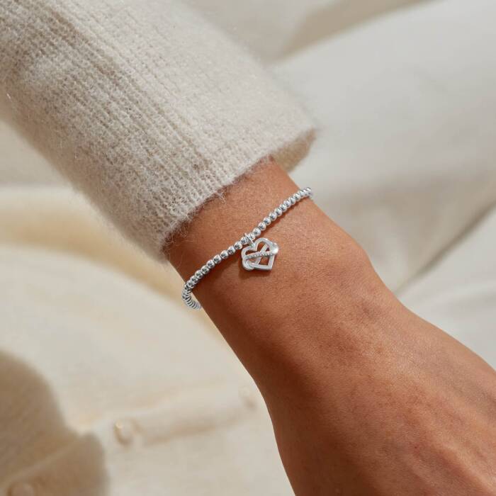 Joma Jewellery A Little Family Is A Gift That Lasts Forever Silver Plated Bracelet