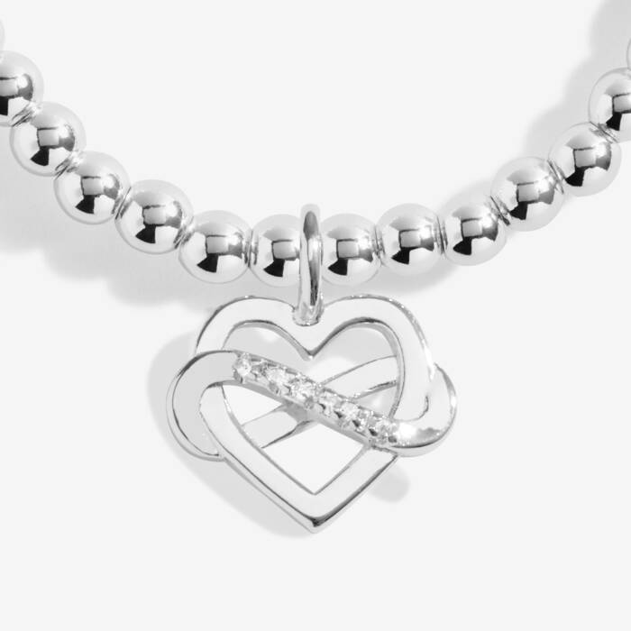 Joma Jewellery A Little Family Is A Gift That Lasts Forever Silver Plated Bracelet