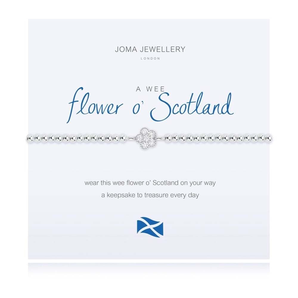 Joma Jewellery Scottish A Little A Wee Flower Of Scotland