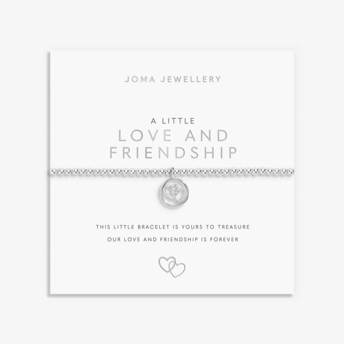 Joma Jewellery A Little Love And Friendship Silver Plated Bracelet
