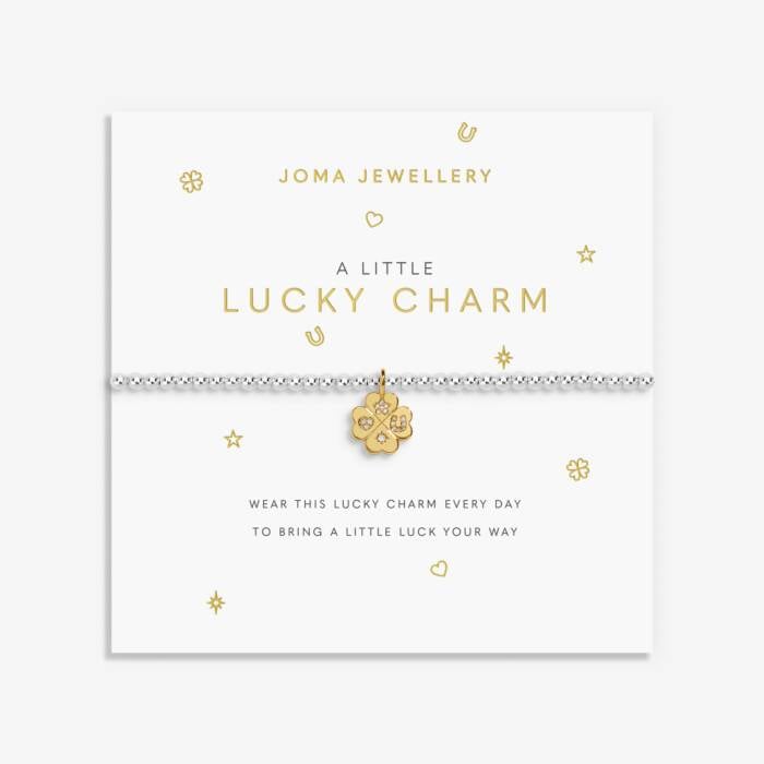 Joma Jewellery A Little Lucky Charm Silver & Gold Plated Bracelet