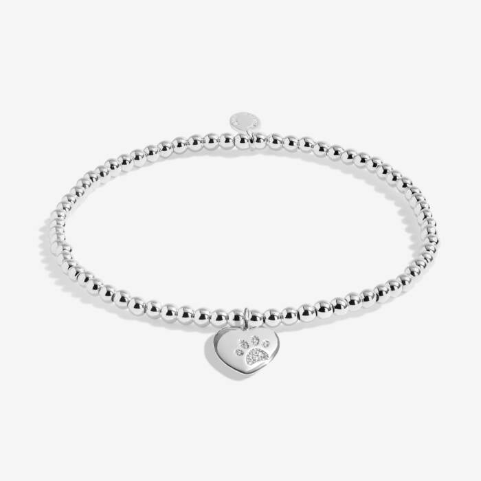 Joma Jewellery A Little Pets Leave Pawprints On Our Hearts Silver Plated Bracelet