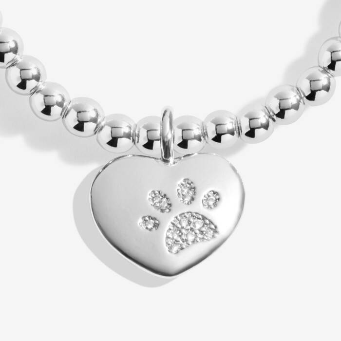Joma Jewellery A Little Pets Leave Pawprints On Our Hearts Silver Plated Bracelet