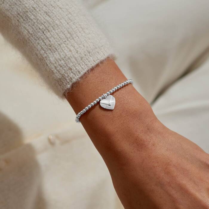 Joma Jewellery A Little Sending Love Silver Plated Bracelet