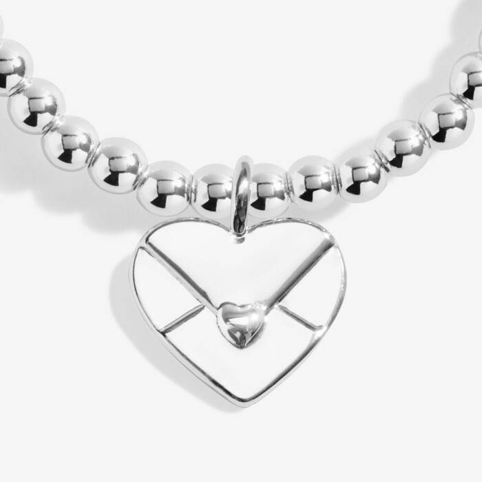 Joma Jewellery A Little Sending Love Silver Plated Bracelet