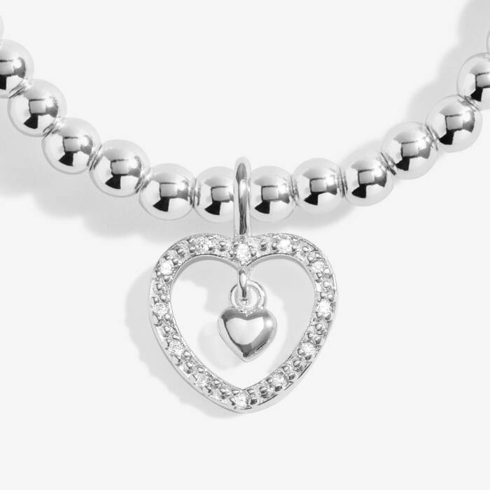 Joma Jewellery A Little So Lucky To Have You In My Life Silver Plated Bracelet