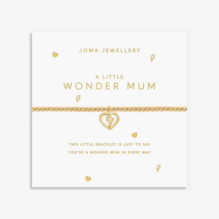 Joma Jewellery A Little Wonder Mum Gold Plated Bracelet