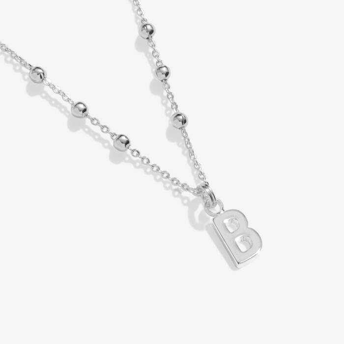 Joma Jewellery Alphabet Necklace A Little B Silver Plated Necklace