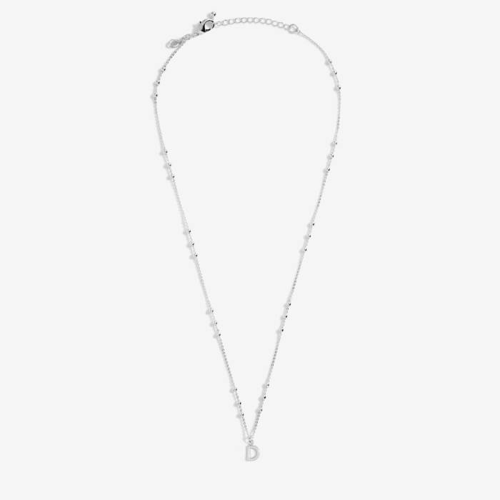 Joma Jewellery Alphabet Necklace A Little D Silver Plated Necklace