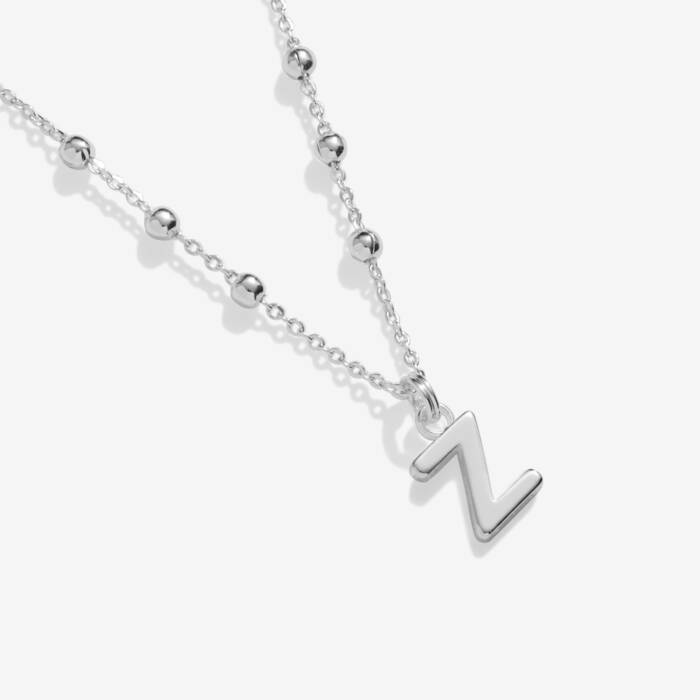 Joma Jewellery Alphabet Necklace A Little Z Silver Plated Necklace