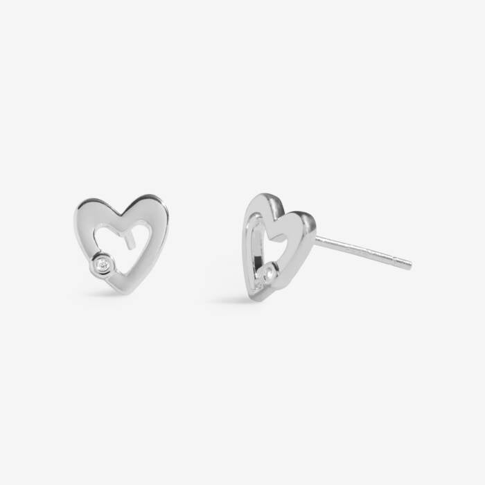 Joma Jewellery Boxed A Little Earrings |Thank You Silver Plated Earrings