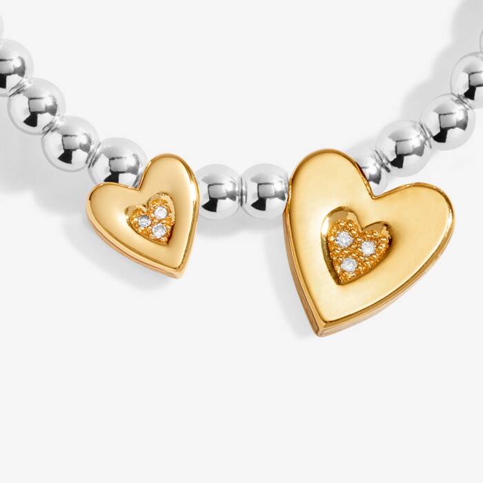 Joma Jewellery Boxed A Little First My Mum Forever My Friend Silver & Gold Plated Bracelet