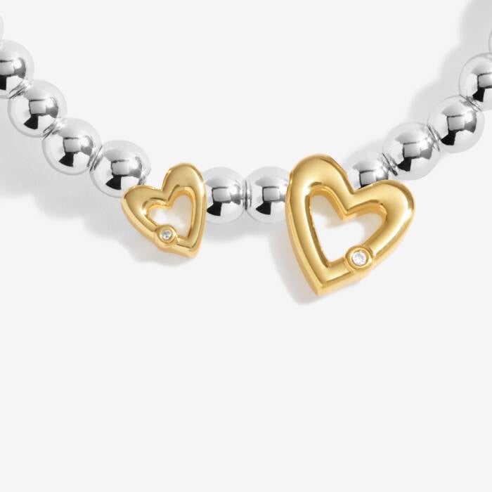 Joma Jewellery Boxed A Little Thank You Silver & Gold Plated Bracelet