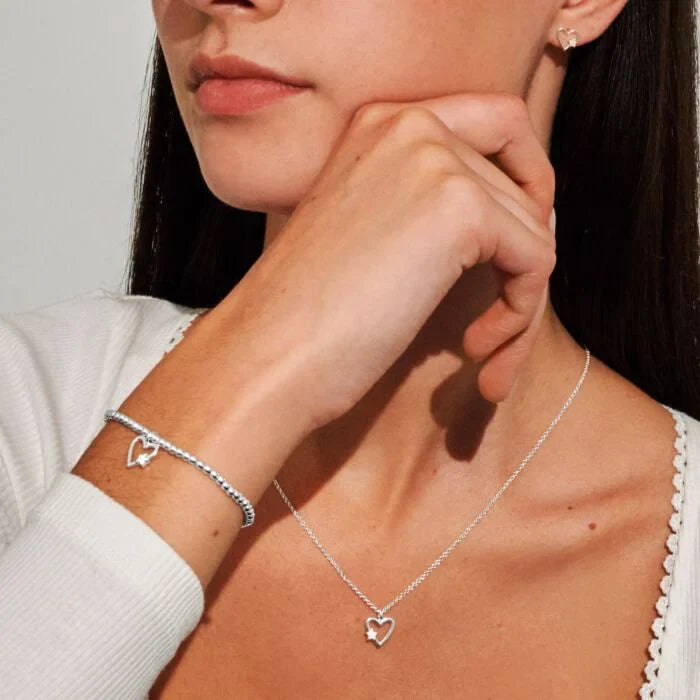 Joma Jewellery Celebration Stack Gift Set Happy Birthday Bracelet, Necklace & Earrings