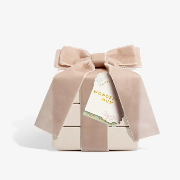 Joma Jewellery Celebration Stack Gift Set Wonderful Mum Bracelet, Necklace & Earrings