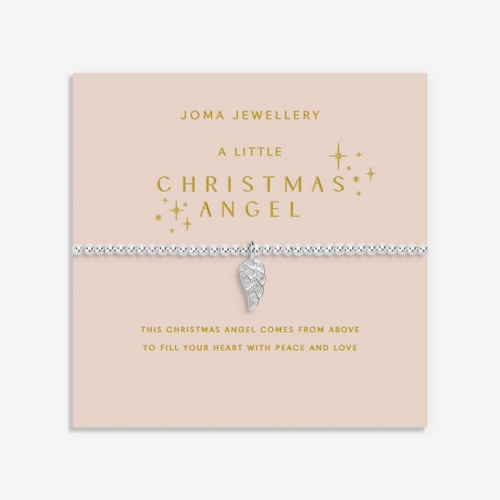 Joma Jewellery Christmas A Little Christmas Angel Silver Plated Bracelet