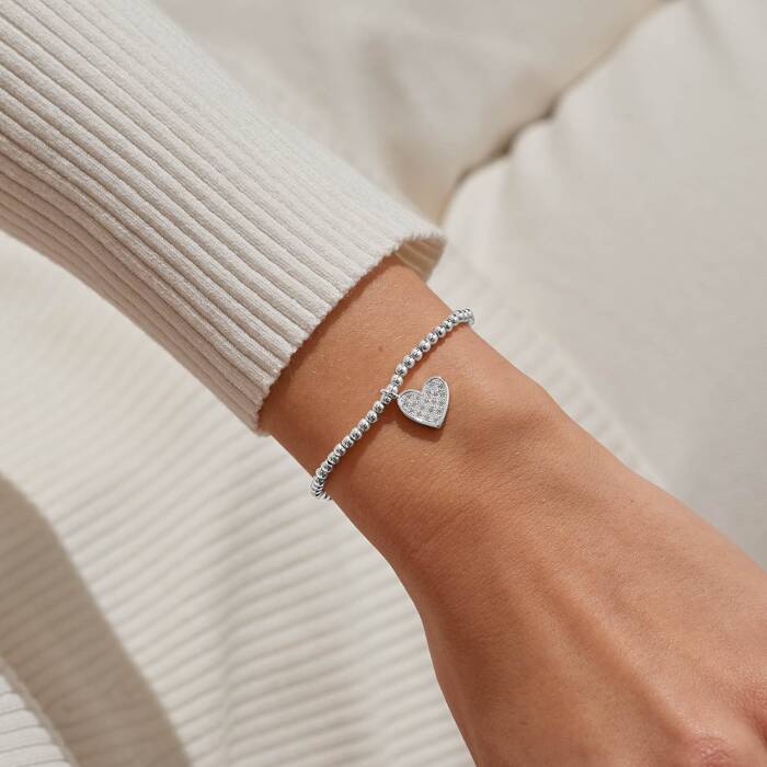 Joma Jewellery Christmas A Little Merry Christmas Lovely Daughter Silver Plated Bracelet